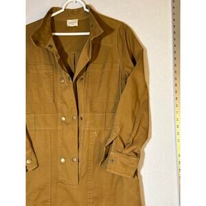 Wrap London Cotton Jacket Brown Womens Size 6